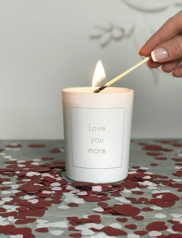 ** LAST CHANCE** Love You More – Hand Poured, Scented Candle