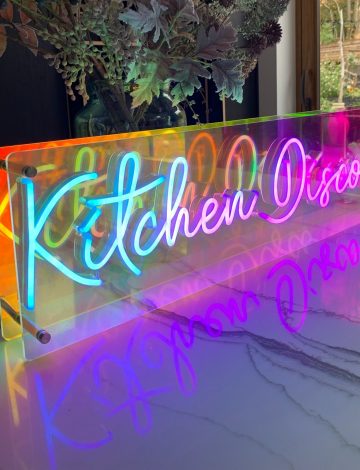 Photo of Kitchen Disco LED Neon Sign with an Infinity effect by Love Inc Ltd